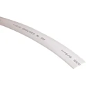 RS PRO Heat Shrink Tubing White 9 mm Sleeve Diameter x 5 m Length Polyolefin Flame Retardant 3:1 Ratio 700-4551