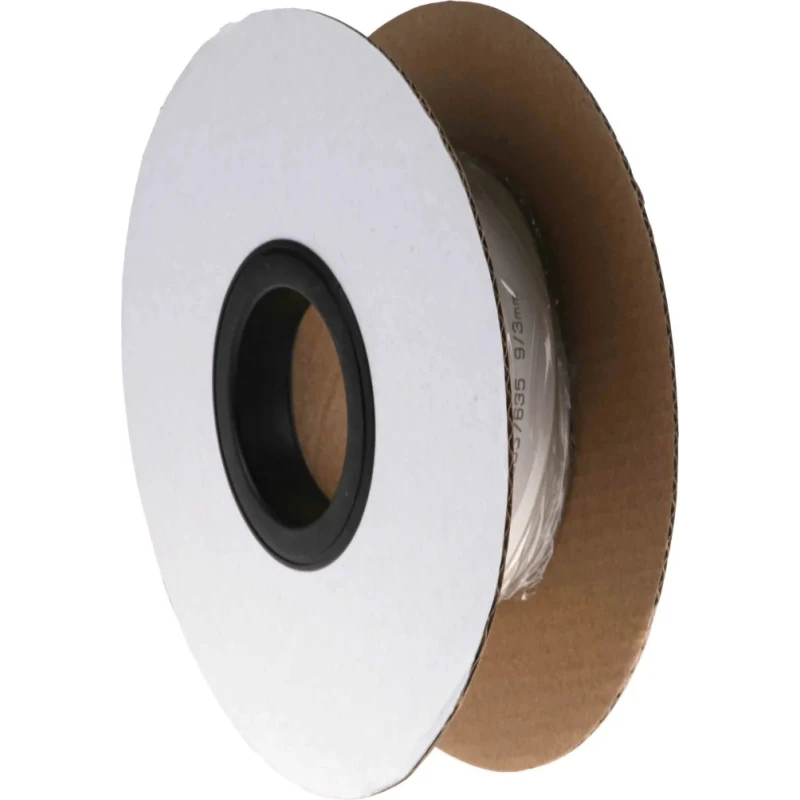 RS PRO Heat Shrink Tubing White 9 mm Sleeve Diameter x 5 m Length Polyolefin Flame Retardant 3:1 Ratio 700-4551