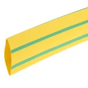 RS PRO Flexible Polyolefin Flame Retardant Heat Shrink Tubing Green Yellow 18 mm Diameter x 3 m Length 3:1 Ratio 700-4611
