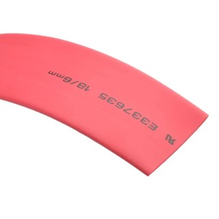 RS PRO Heat Shrink Tubing Red 18 mm Sleeve Diameter x 3 m Length 3:1 Shrink Ratio 700-4529