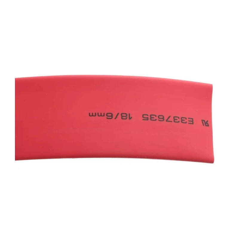 RS PRO Heat Shrink Tubing Red 18 mm Sleeve Diameter x 3 m Length 3:1 Shrink Ratio 700-4529