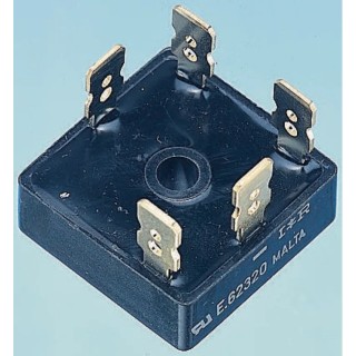Vishay Bridge Rectifier, 1000 V Peak Reverse Voltage, 375 A Peak Forward Surge Current, 5-Pin Single VS-26MT100
