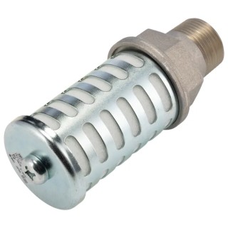 SMC Polyethylene Pneumatic Silencer 3/4 in R Threaded Connection 1 MPa Maximum Pressure AN500-06