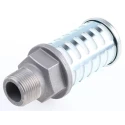 SMC Polyethylene Pneumatic Silencer 3/4 in R Threaded Connection 1 MPa Maximum Pressure AN500-06