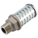 SMC Polyethylene Pneumatic Silencer 3/4 in R Threaded Connection 1 MPa Maximum Pressure AN500-06