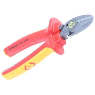 CK Semi-Flush ESD Safe Cable Cutter Side Cutter 160mm Length Steel Jaw 9mm Jaw Width 4mm Cutting Capacity 431004