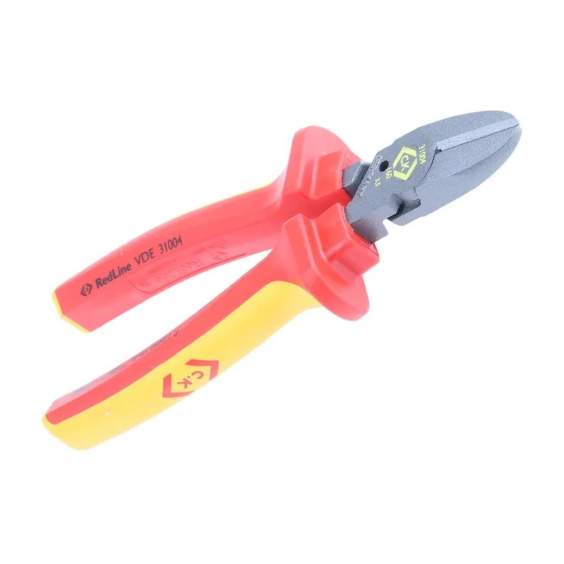 CK Semi-Flush ESD Safe Cable Cutter Side Cutter 160mm Length Steel Jaw 9mm Jaw Width 4mm Cutting Capacity 431004
