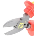 CK Semi-Flush ESD Safe Cable Cutter Side Cutter 160mm Length Steel Jaw 9mm Jaw Width 4mm Cutting Capacity 431004