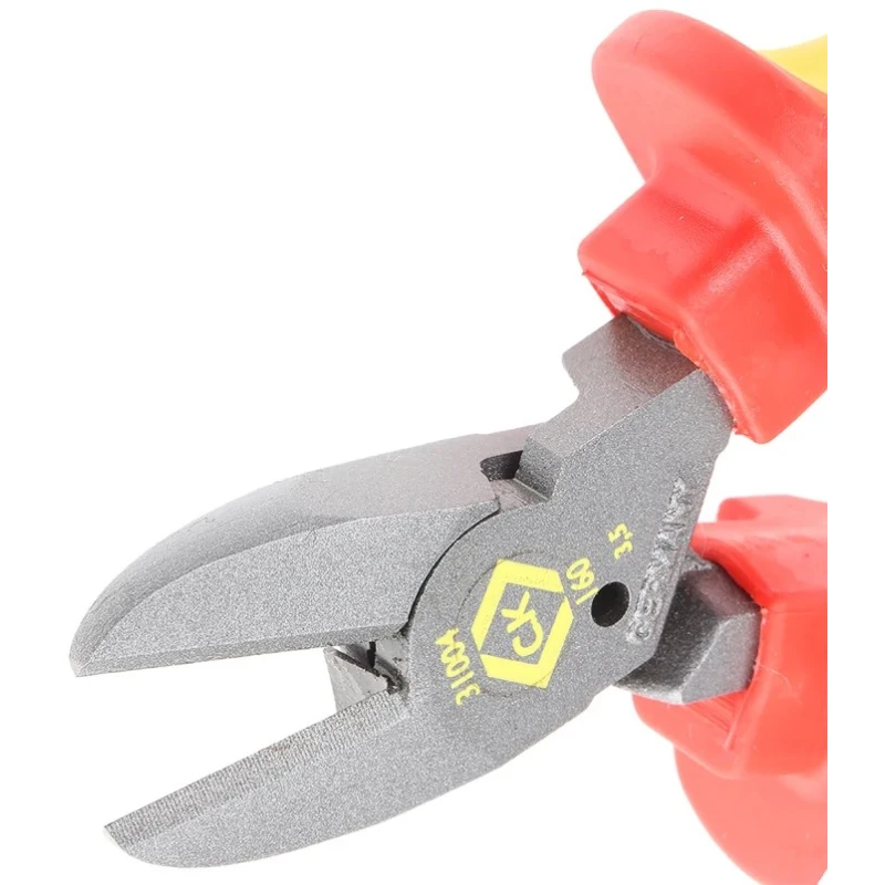 CK Semi-Flush ESD Safe Cable Cutter Side Cutter 160mm Length Steel Jaw 9mm Jaw Width 4mm Cutting Capacity 431004