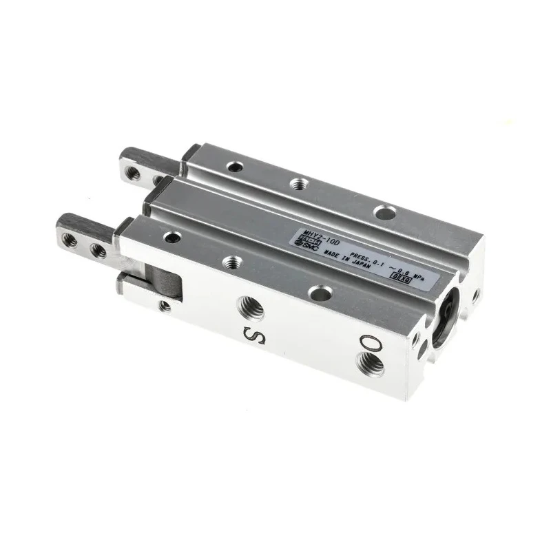 SMC 2 Finger Double Acting Action Pneumatic Gripper, 10mm Bore Diameter, Angle Gripping Type MHY2-10D