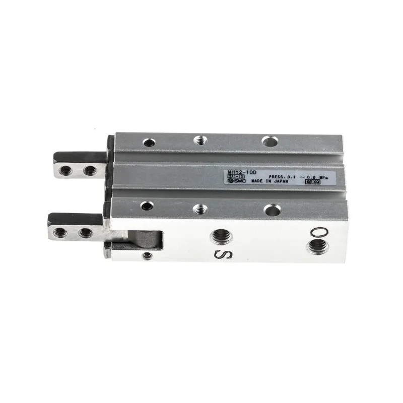 SMC 2 Finger Double Acting Action Pneumatic Gripper, 10mm Bore Diameter, Angle Gripping Type MHY2-10D