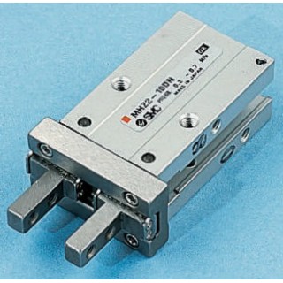 SMC 2 Finger Double Acting Action Pneumatic Gripper, Bore Diameter 6mm, Stroke Length 4mm, Parallel Gripping Type, MHZ2-6D
