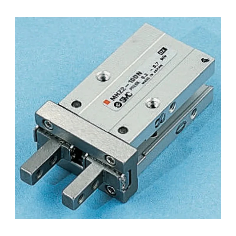 SMC 2 Finger Double Acting Action Pneumatic Gripper, Bore Diameter 6mm, Stroke Length 4mm, Parallel Gripping Type, MHZ2-6D