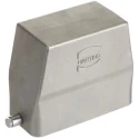HARTING Heavy Duty Power Connector Hood Han-INOX Series, Stainless Steel Body, IP65, 1 Lever Locking Type, Size 19443100547