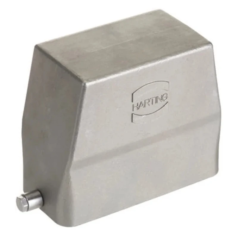 HARTING Heavy Duty Power Connector Hood Han-INOX Series, Stainless Steel Body, IP65, 1 Lever Locking Type, Size 19443100547