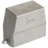 HARTING Heavy Duty Power Connector Hood Han-INOX Series, Stainless Steel Body, IP65, 1 Lever Locking Type, Size 19443100547