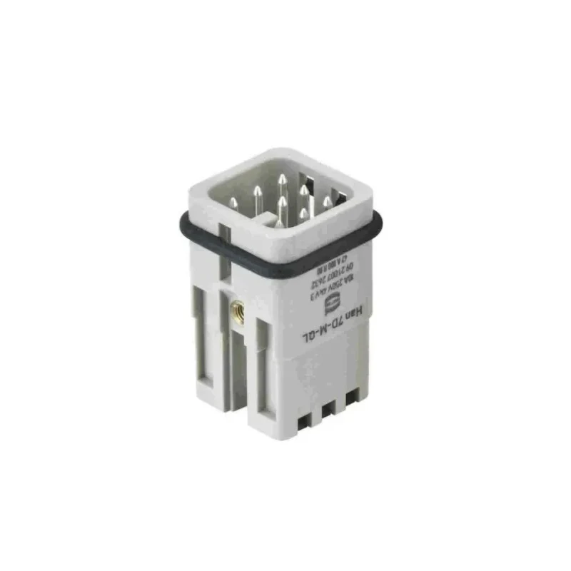 HARTING Heavy Duty Power Connector Insert 10A 250V Han D Series Male 8 Contacts 09210072632
