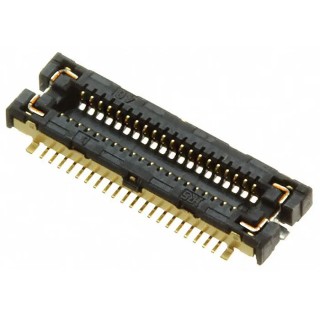 Hirose FX12 Series Straight Surface PCB Socket, 40-Contact, 2 Row, 0.4 mm Pitch, 30V, 300mA 