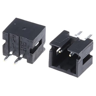 Hirose DF3 Series Straight Through Hole PCB Header, 2 Contact, 2 mm Pitch, 1 Row, Shrouded DF3A-2P-2DSA