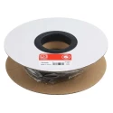RS PRO Black 6.4 mm Polyolefin Heat Shrink Tubing 8m Length 2:1 Ratio 700-4646