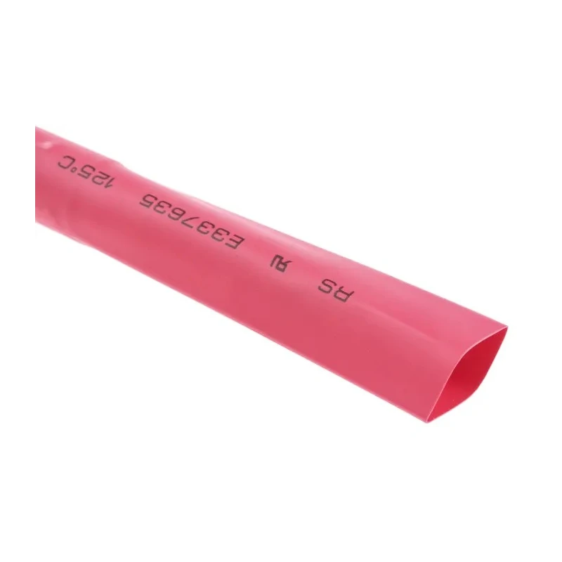 RS PRO Flexible Flame Retardant Polyolefin Heat Shrink Tubing Red 12.7 mm Sleeve Diameter 6 m Length 2:1 Ratio 700-4699