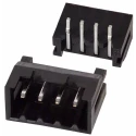 Hirose DF3 Series Right Angle Through Hole PCB Header, 4 Contact(s), 2 mm Pitch, 1 Row, Shrouded DF3A-4P-2DS