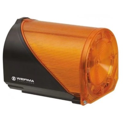 Werma 444 Series Clear Sounder-Beacon Combination 230V 114 dB Multi-Tone Sounder 444.300.75