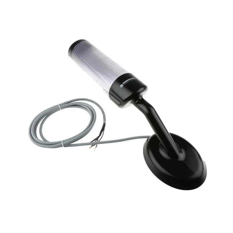 Werma Kompakt Series Clear Signal Tower Buzzer, 3 Lights LED, 24V dc, Wall Mount, 485mm Height 695.300.55