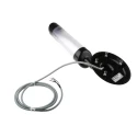 Werma Kompakt Series Clear Signal Tower Buzzer, 3 Lights LED, 24V dc, Wall Mount, 485mm Height 695.300.55
