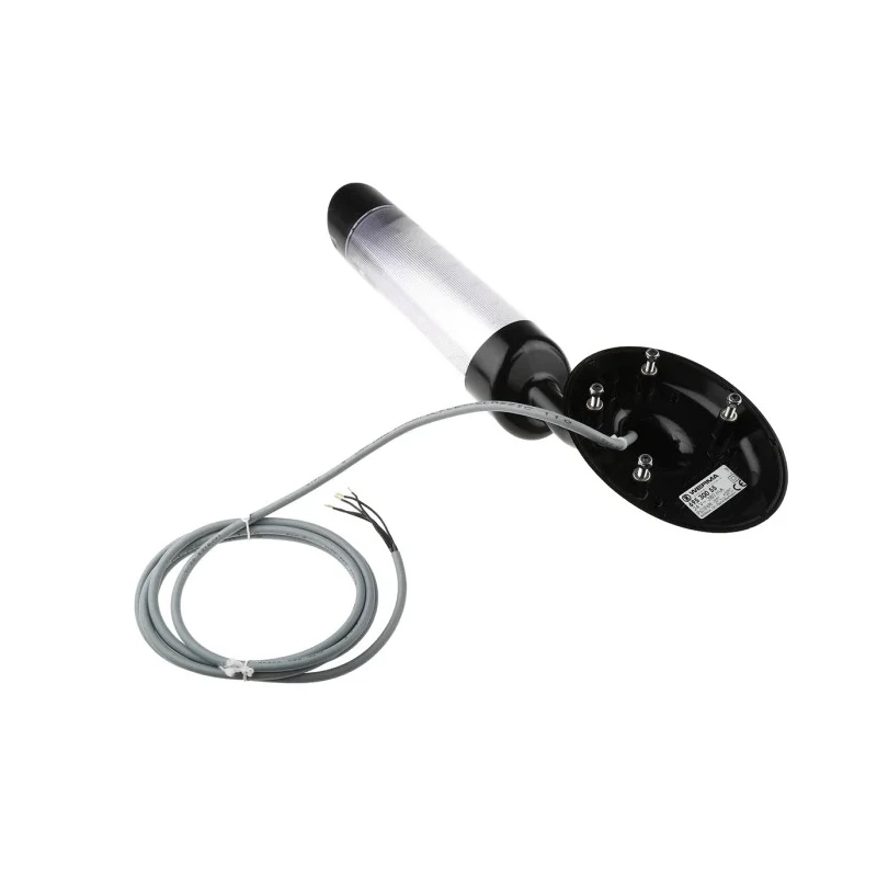 Werma Kompakt Series Clear Signal Tower Buzzer, 3 Lights LED, 24V dc, Wall Mount, 485mm Height 695.300.55