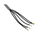 Werma Kompakt Series Clear Signal Tower Buzzer, 3 Lights LED, 24V dc, Wall Mount, 485mm Height 695.300.55
