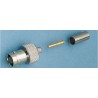 Amphenol RF BNC Series Coaxial Connector Cable Female BNC, 75 Ω, Straight Body Crimp B6121A1-NT3G-3-75