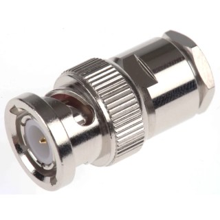 Amphenol RF BNC Series Coaxial Connector Cable 50 Ω Male Straight Body Clamp B1141A1-ND3G-1-50