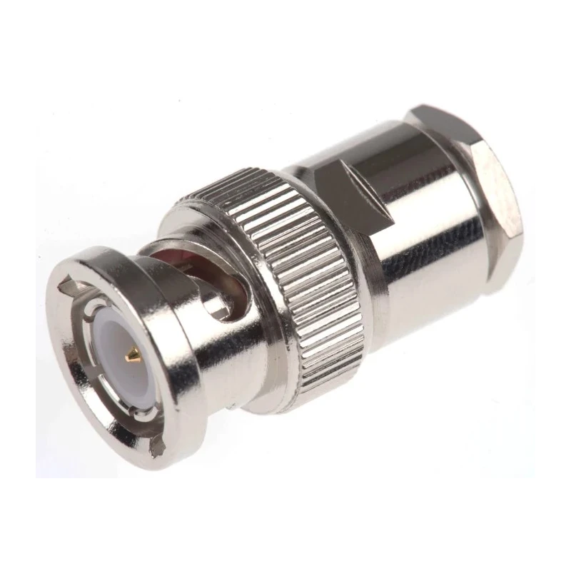 Amphenol RF BNC Series Coaxial Connector Cable 50 Ω Male Straight Body Clamp B1141A1-ND3G-1-50