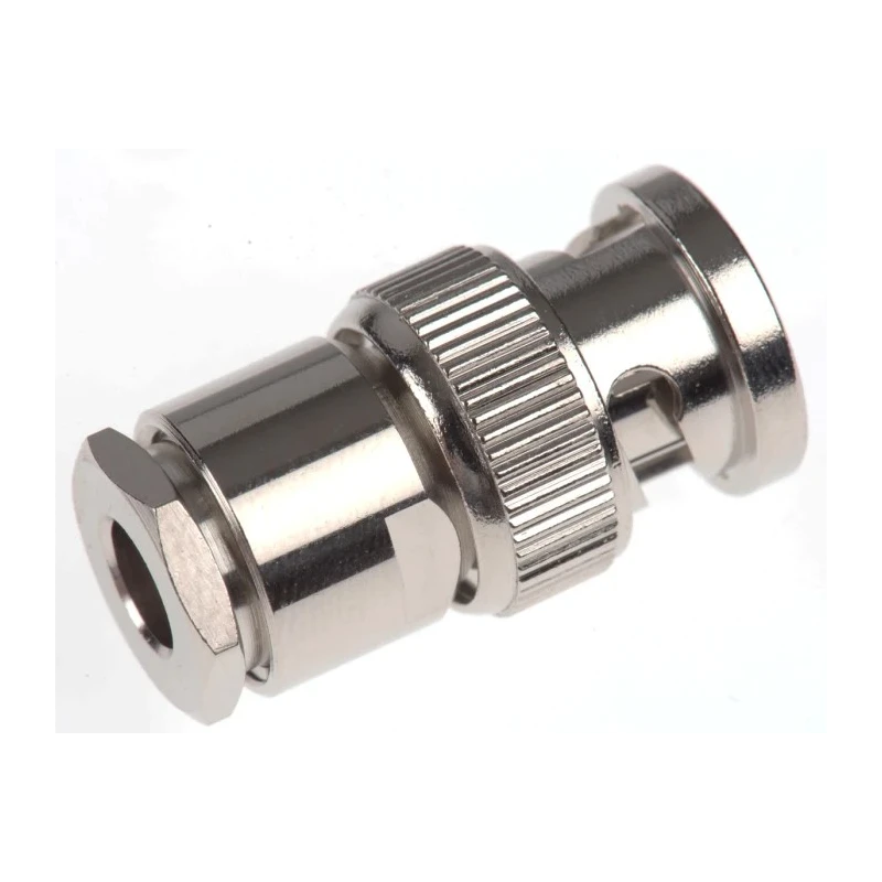 Amphenol RF BNC Series Coaxial Connector Cable 50 Ω Male Straight Body Clamp B1141A1-ND3G-1-50
