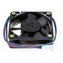 ebm-papst 500 F Series Compact Square 50 mm Axial Fan, 24V DC, 900 mW Power, 41 mA Current, 20 m³/h Airflow, IP Rating IP20