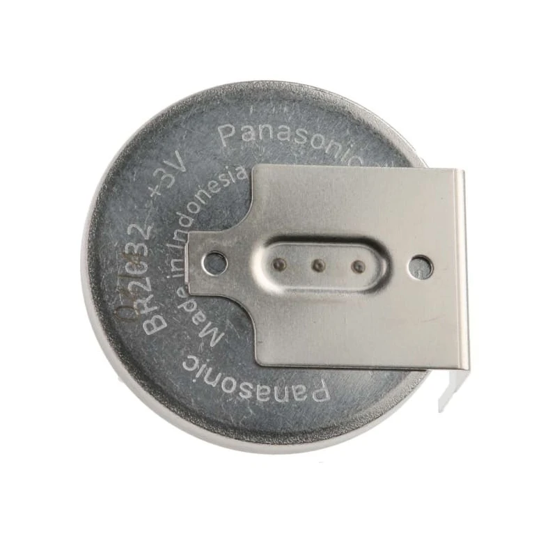 Panasonic BR2032 Lithium Polycarbon Monofluoride Button Battery 3 V, 190 mAh, 20 mm Diameter BR-2032/GUN