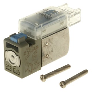 SMC Pneumatic Solenoid Valve 3/2 NC Solenoid/Spring Manifold Mount Resin Body 24V dc V114-5MOU