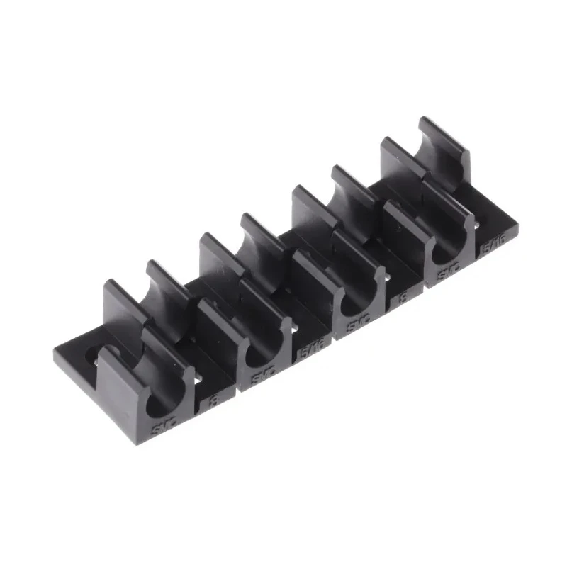 SMC 8 Tubes Polypropylene Tube Clip For 8 mm OD Tube, Operating Temp -20°C to 60°C TM-08