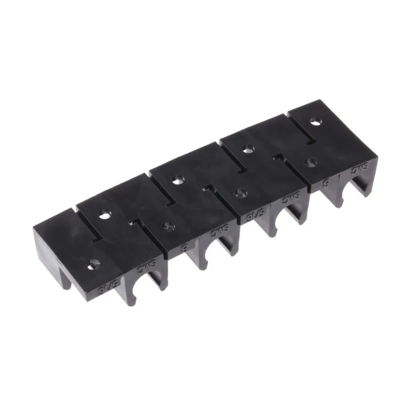 SMC 8 Tubes Polypropylene Tube Clip For 8 mm OD Tube, Operating Temp -20°C to 60°C TM-08