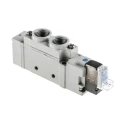 SMC Pneumatic Solenoid Valve 5 Port G 1/4 Thread Die Cast Aluminium Body 24V DC  SY7000 Series