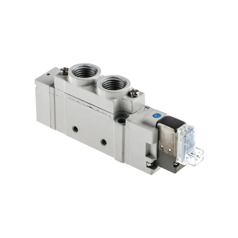 SMC Pneumatic Solenoid Valve 5 Port G 1/4 Thread Die Cast Aluminium Body 24V DC  SY7000 Series