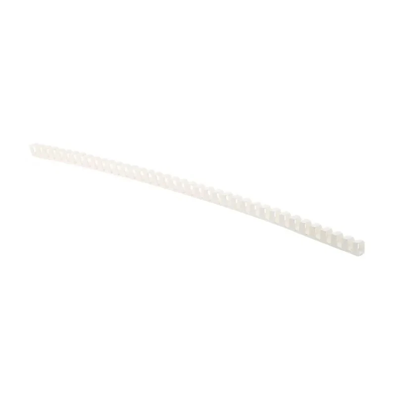 RS PRO White Flexible Slot Cable Trunking W9mm x D11 mm x L500 mm Polypropylene W9mm
