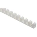 RS PRO White Flexible Slot Cable Trunking W9mm x D11 mm x L500 mm Polypropylene W9mm