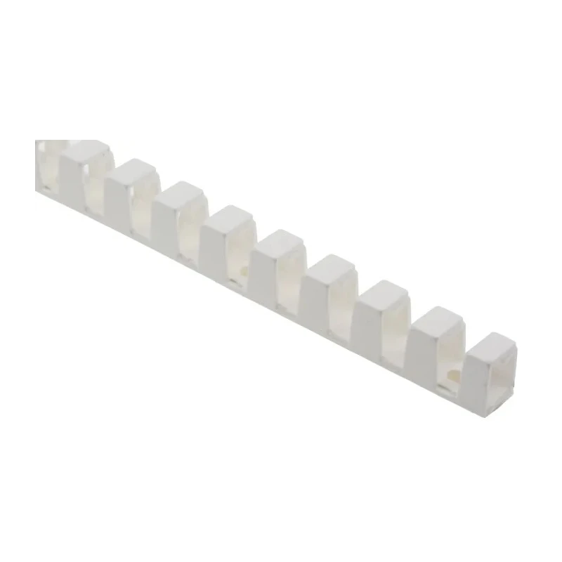 RS PRO White Flexible Slot Cable Trunking W9mm x D11 mm x L500 mm Polypropylene W9mm