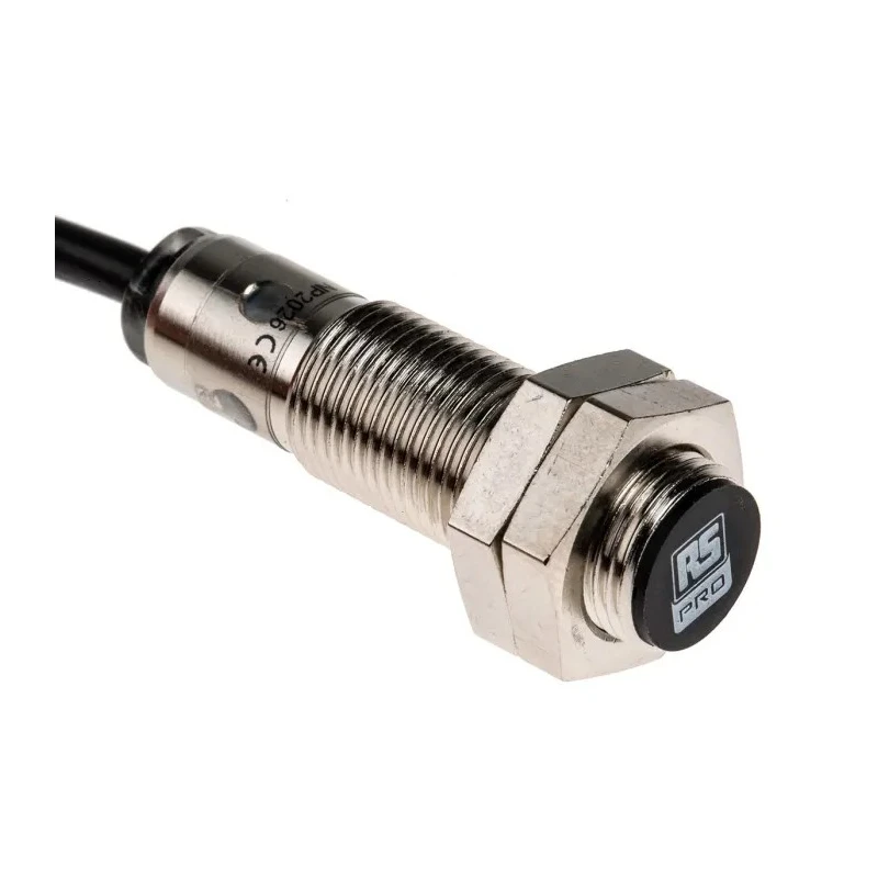 RS PRO Threaded Barrel Inductive Proximity Sensor M12 x 1 Thread Size PNP 30V DC 200mA 2 mm Detection 701-8225
