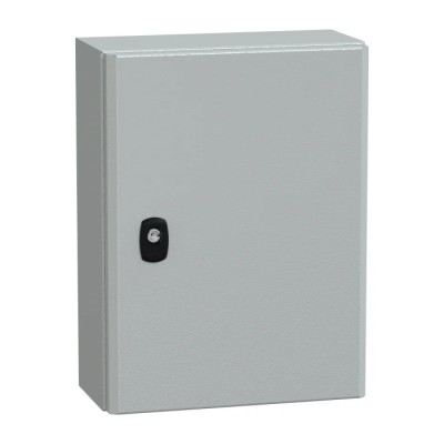 RS PRO PanelSeT S3D Series Steel Wall Box IP66 400 mm x 300 mm x 150 mm NSYS3D4315P