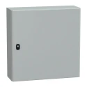 RS PRO PanelSeT S3D Series Steel Wall Box IP66 Grey 600 mm x 600 mm x 200 mm NSYS3D6620P