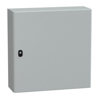 RS PRO PanelSeT S3D Series Steel Wall Box IP66 Grey 600 mm x 600 mm x 200 mm NSYS3D6620P