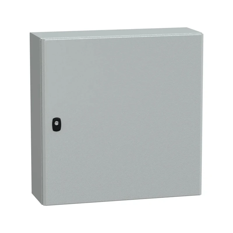RS PRO PanelSeT S3D Series Steel Wall Box IP66 Grey 600 mm x 600 mm x 200 mm NSYS3D6620P
